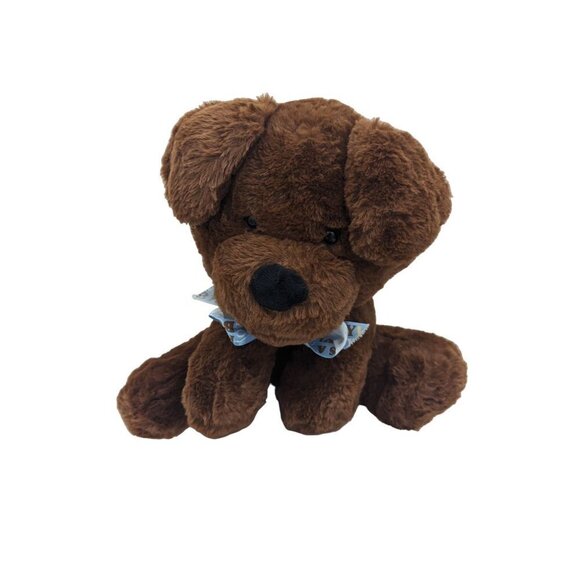 Spark Create Imagine Plush Toy Brown Sitting Dog Puppy Soft 10” Tall Lovey - Picture 1 of 7